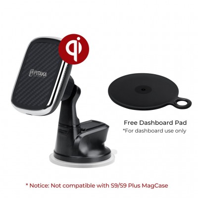 Pitaka MagMount Qi PRO ΑΣΥΡΜΑΤΗΣ ΦΟΡΤΙΣΗΣ Suction Cup μαγνητική Βάση στήριξης universal για smartphones - CMS3001Q